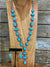 Shiner Fashion Turquoise Lariat Necklace & Earrings