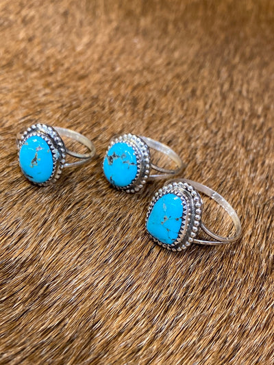 Rosa Sterling Turquoise Ring