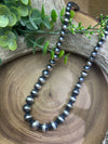 Cadence Sterling Graduated Navajo Pearl Necklace