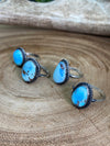 Abigail Sterling Roped Golden Hills Turquoise Ring