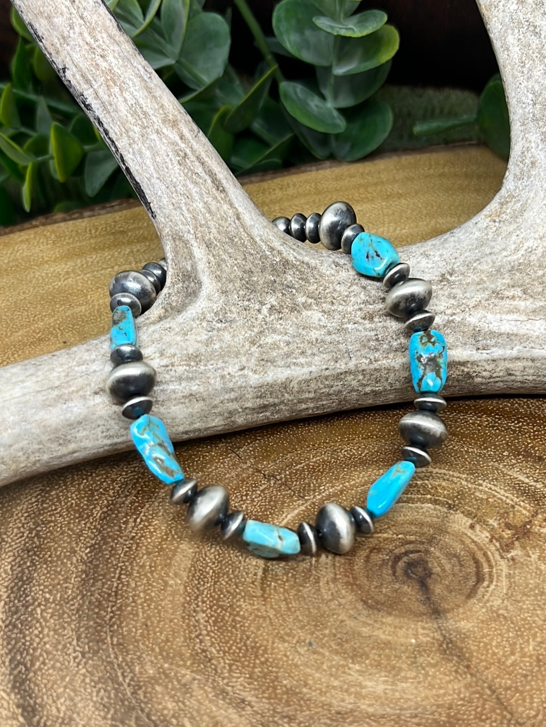 Whitney Navajo Pearl & Turquoise Bracelet