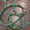 Olympus Tumbled Turquoise Necklace  - 36"