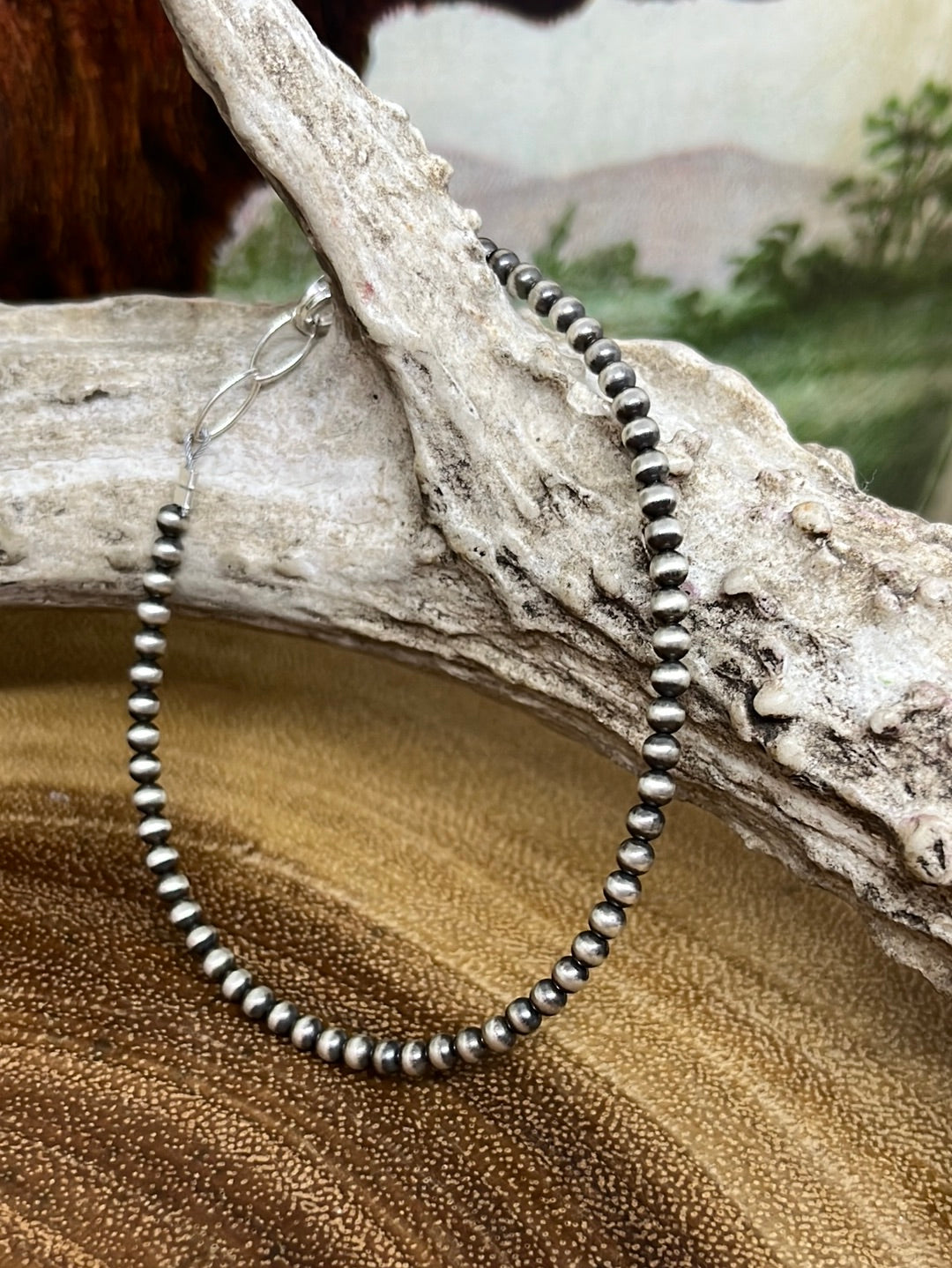 16″ 12mm Navajo Pearls
