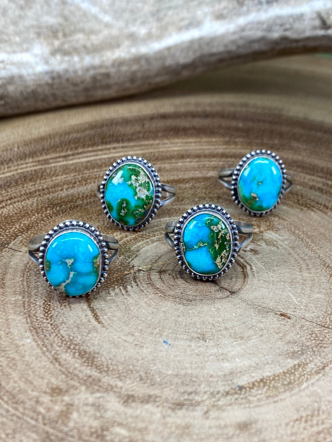 Gaston Single Stone Sonoran Gold Turquoise Ring