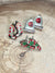 Jolly Time Wooden Holiday Stud Earrings Set