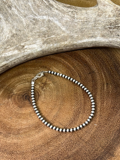 Channing 2mm Sterling Navajo Bracelet