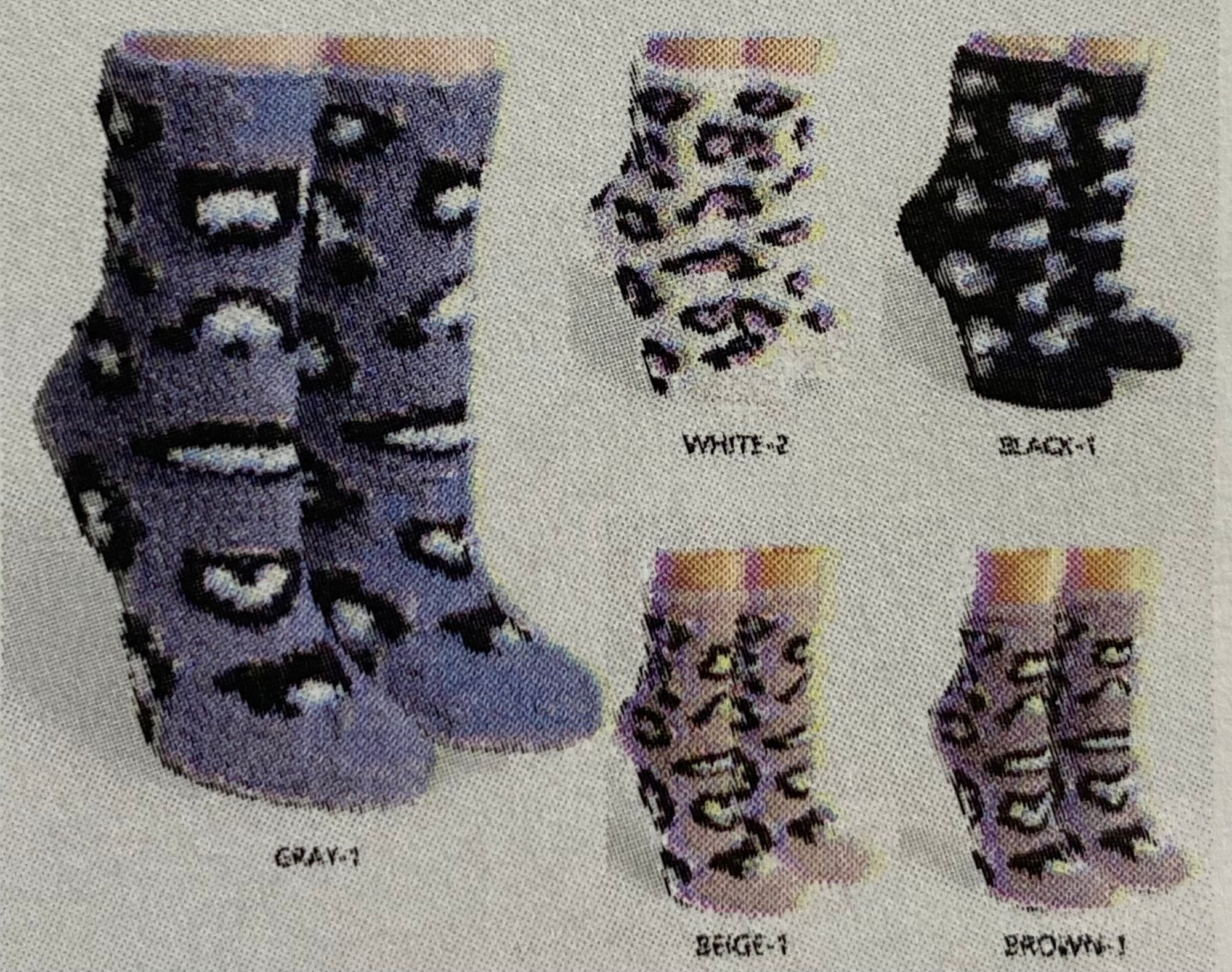 Leopard Luxury Soft Socks - Assorted