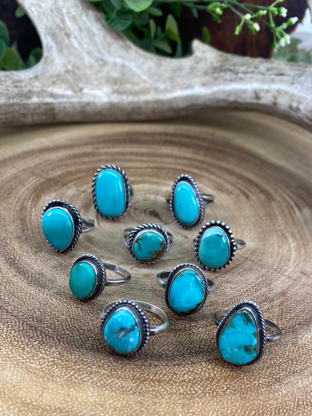 Juniper Single Stone Sierra Nevada Turquoise Ring