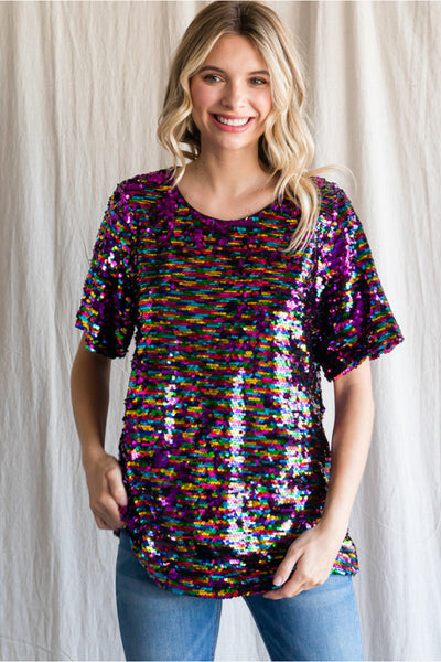 Maddy Sequin Blouse