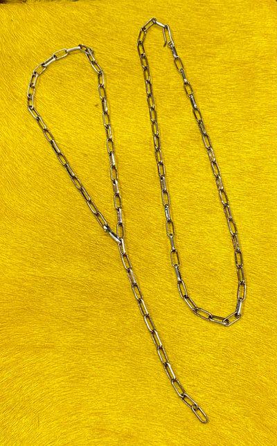 Paperclip Sterling Chain Necklaces