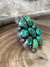 Creevey Sonoran Gold Turquoise Adjustable Ring