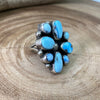 Dursley Sterling Golden Hills Turquoise Ring - size 7