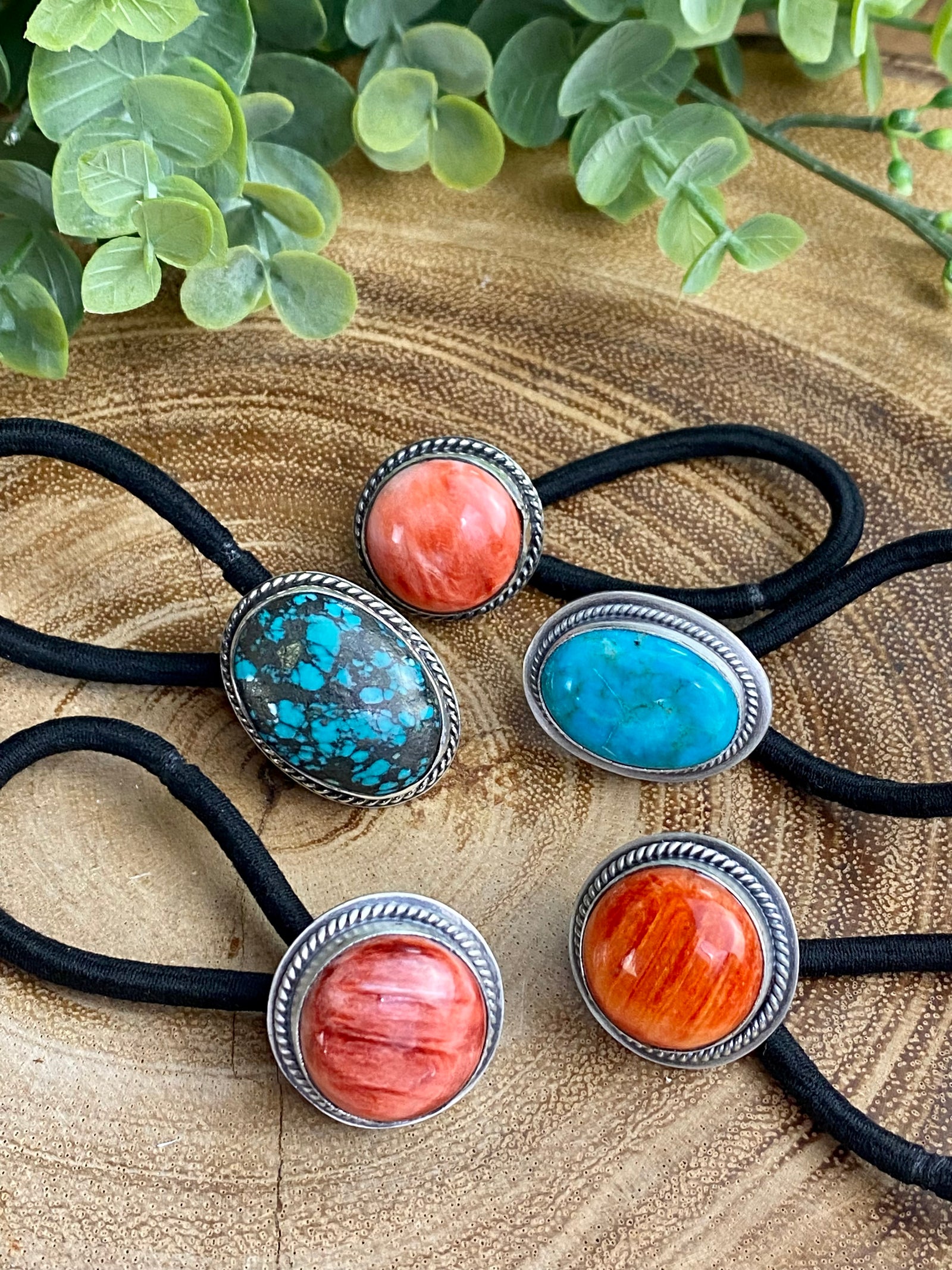 Genuine Stone Pony Tail Hair Tie