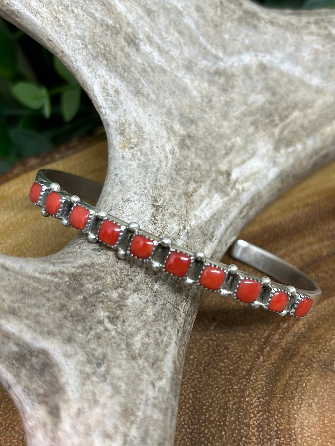 Kelly 10 Stone Sterling Cuff