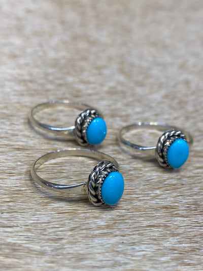 Lima Petite Sterling Turquoise Ring