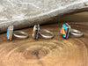 Spiny Oyster Turquoise Mix Square Ring