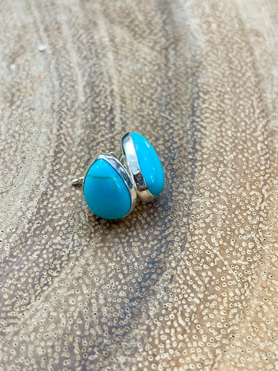 Brooklyn Petite Turquoise Teardrop Earrings