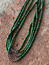 Tia Green Kingman Turquoise Sterling Silver Necklace