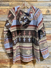 Aztec Pullover Fleece Hoodie