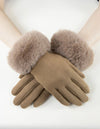 Faux Fur Cuff Gloves