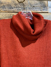 Cowl Sweater - Rust