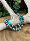 Whitney Navajo Pearl & Turquoise Bracelet