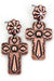 Coruco Fashion Copper Cross Earrings