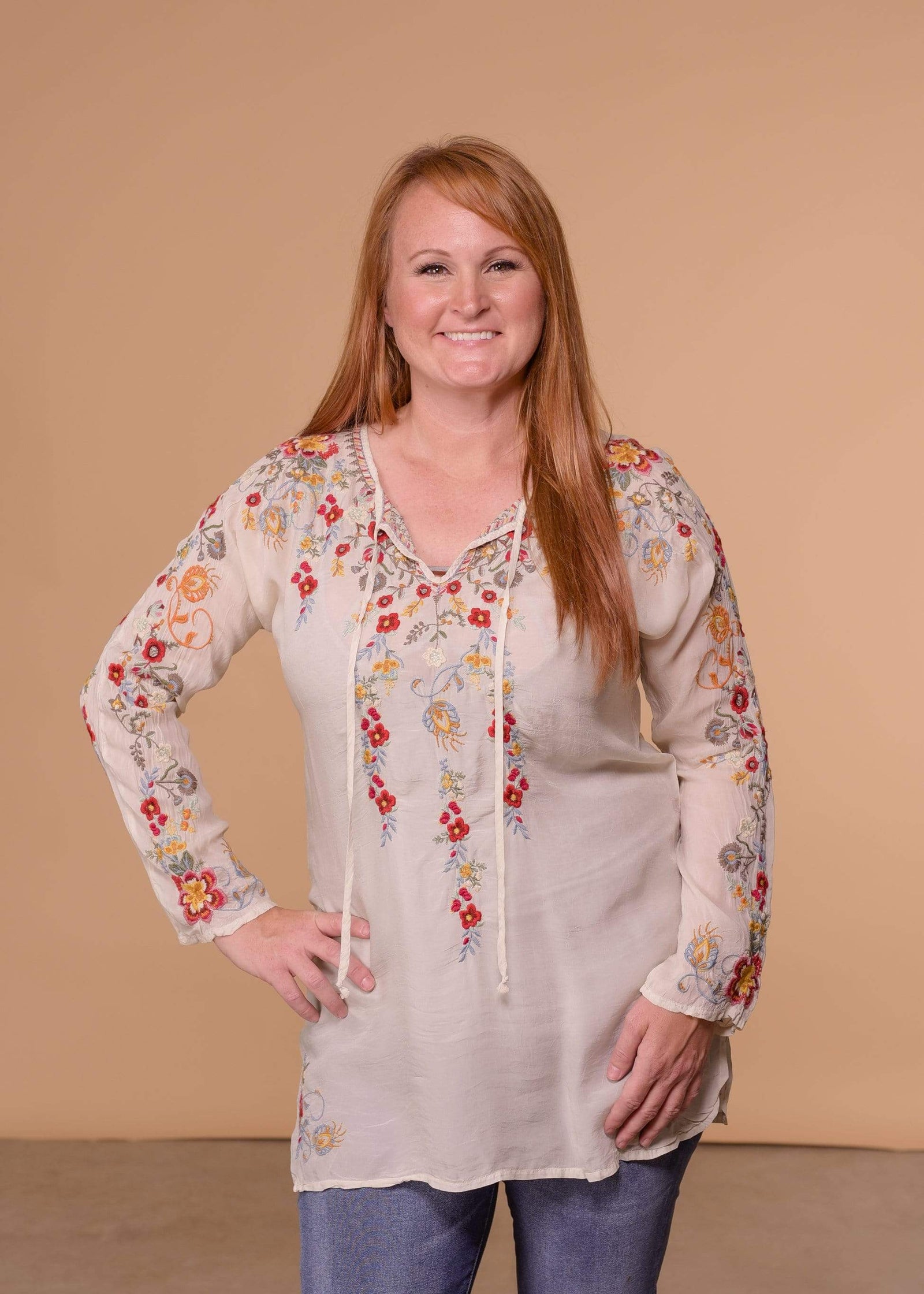 Johnny Was Dressy Autumn Bloom Tunic