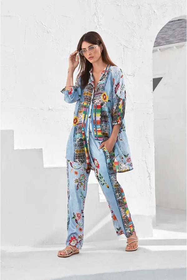 Johnny Was Rainbow Adonia Tunic