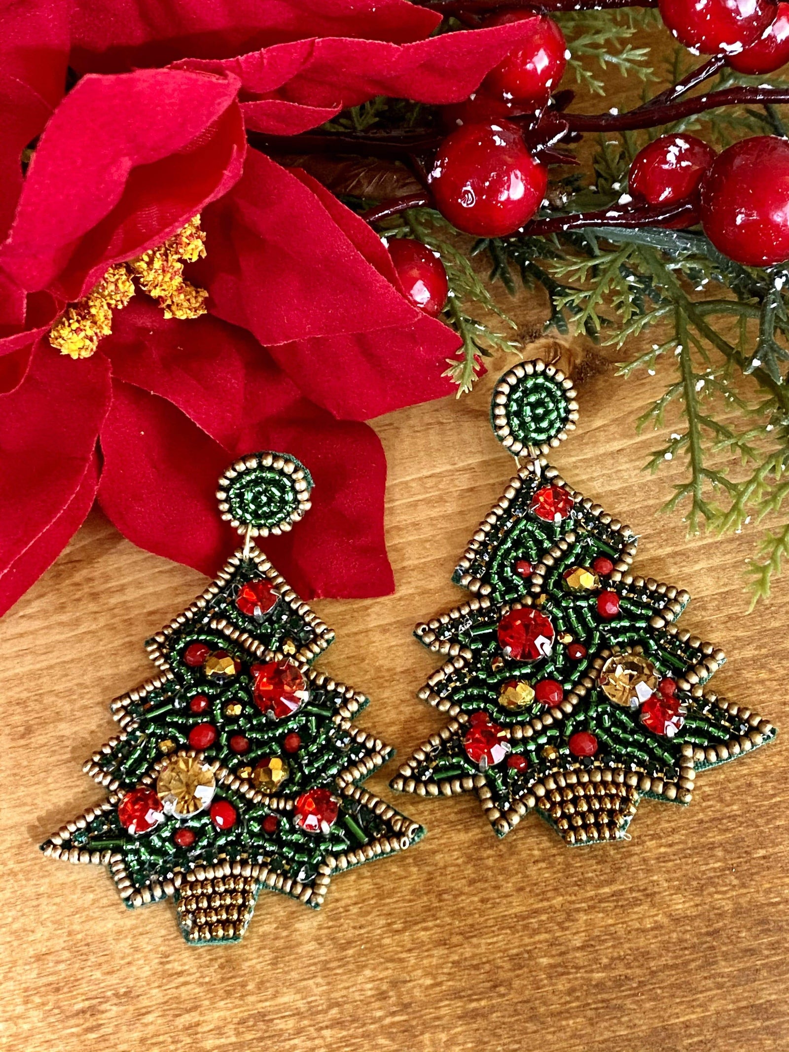 Joia Fashion Earrings Decorative Christmas Tree Earrings