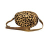 Leopard Oval Crossbody Handbag