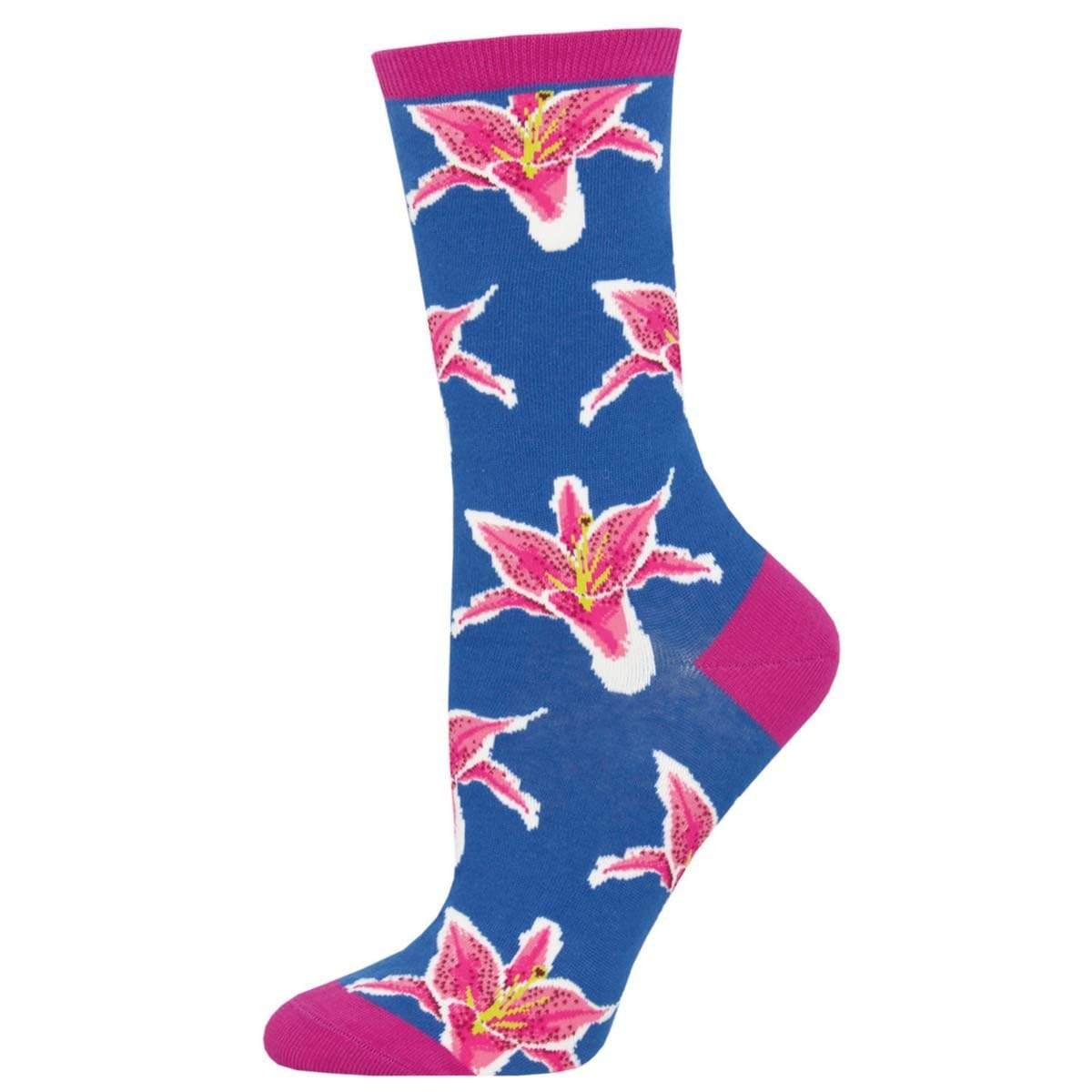 Socksmith Socks Lilies-Blue