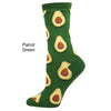 Socksmith Socks PARROT GREEN Avocado Women’s Socks - Parrot Green And Grape